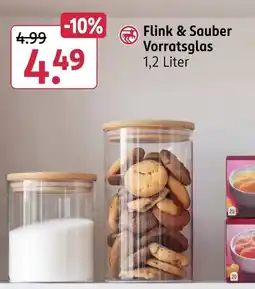 Rossmann Flink & Sauber Vorratsglas Angebot