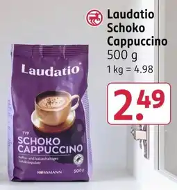 Rossmann Laudatio Schoko Cappuccino Angebot