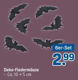 Rossmann Deko-Fledermäuse Angebot