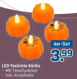 Rossmann LED-Teelichte Kürbis Angebot