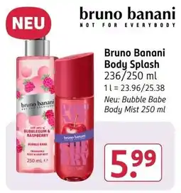 Rossmann Bruno Banani Body Splash Angebot