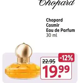 Rossmann Chopard Casmir Eau de Parfum Angebot