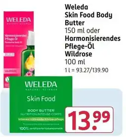 Rossmann Weleda Skin Food Body Butter Angebot