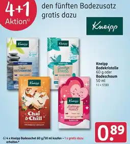 Rossmann Kneipp Badezusatz Angebot