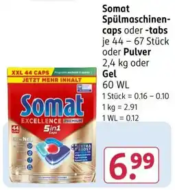 Rossmann Somat Spülmachinecaps Angebot