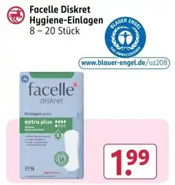 Rossmann Facelle Diskret Hygiene-Einlagen Angebot