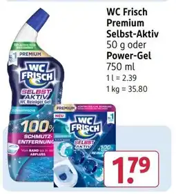 Rossmann WC Frisch Selbst-Aktiv WC Reiniger Gel Angebot