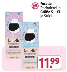 Rossmann Facelle Periodenslip Angebot