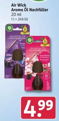 Rossmann Air Wick Aroma Öl Nachfüller Angebot