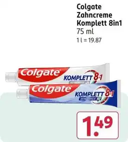 Rossmann Colgate Zahncreme Komplett 8in1 Angebot