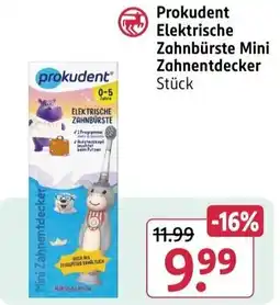 Rossmann Prokudent Elektrische Zahnbürste Mini Zahntentdecker Angebot