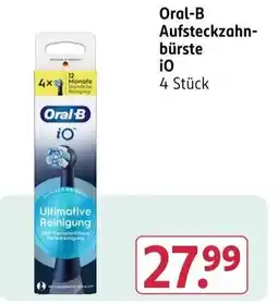 Rossmann Oral-B Aufsteckzahnbürste iO Angebot