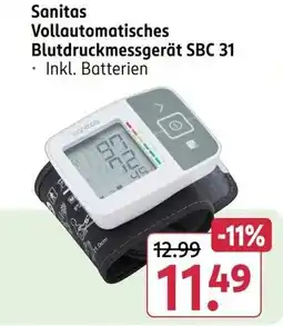 Rossmann Sanitas Vollautomatisches Blutdruckmessgerät SBC 31 Angebot