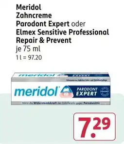 Rossmann Meridol Zahncreme Parodont Expert Angebot