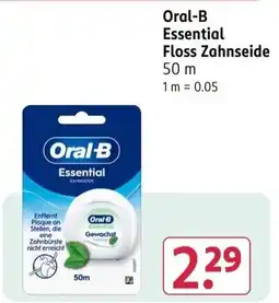 Rossmann Oral-B Essential Floss Zahnseide Angebot