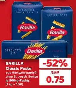 Kaufland Barilla Classic Pasta Angebot