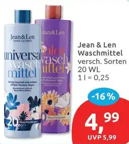 Budni Jean & Len Waschmittel Angebot