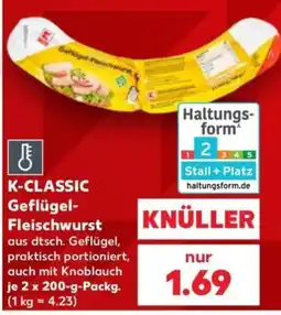 Kaufland K-CLASSIC Geflügel-Fleischwurst Angebot