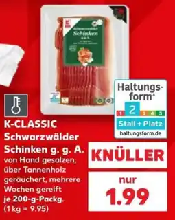 Kaufland K-CLASSIC Schwarzwälder Schinken g. g. A. Angebot