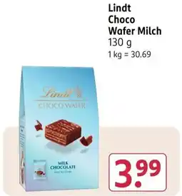 Rossmann Lindt Choco Wafer Milch Angebot