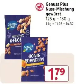 Rossmann Genuss Plus Nuss-Mischung gewürzt Angebot