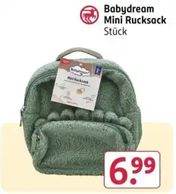 Rossmann Babydream Mini Rucksack Angebot