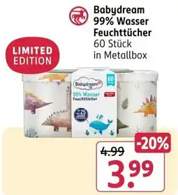 Rossmann Babydream Feuchttücher Angebot