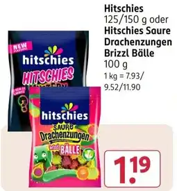 Rossmann hitschies Saure Drachenzungen Brizzl Bälle Angebot