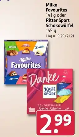 Rossmann Milka Favourites Angebot