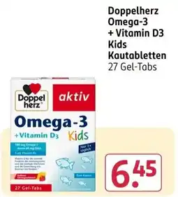 Rossmann Doppelherz aktiv Omega-3 + Vitamin D3 Kids Angebot
