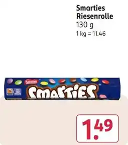 Rossmann Smarties Riesenrolle Angebot