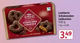 Rossmann Lambertz Schokoladen Lebkuchen Angebot