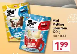 Rossmann OH WOW! Chocolate Mini Melting Snowman Angebot