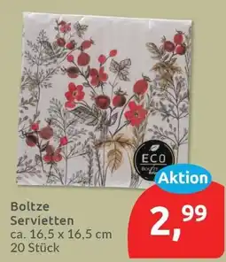 Budni Boltze Servietten Angebot