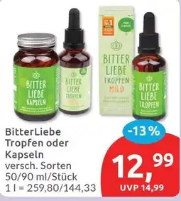 Budni BitterLiebe Tropfen oder Kapseln Angebot