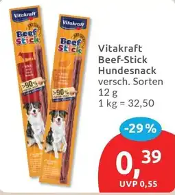 Budni Vitakraft Beef-Stick Hundesnack Angebot