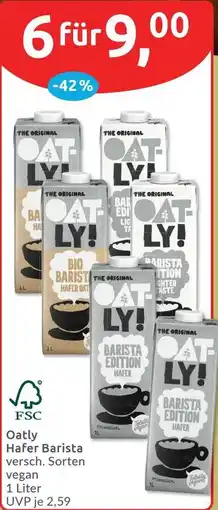 Budni Oatly Hafer Barista Angebot