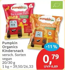 Budni Pumpkin Organics Kindersnack Angebot