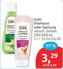 Budni Guhl Shampoo oder Spülung Angebot