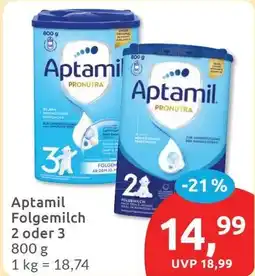 Budni Aptamil Folgemilch Angebot