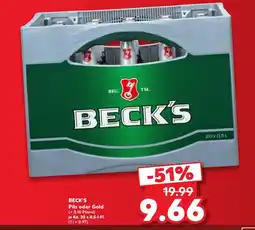 Kaufland BECK'S Pils oder Gold Angebot
