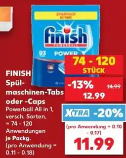Kaufland FINISH Spülmachine-Tabs oder -Caps Angebot
