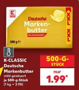 Kaufland K-CLASSIC Deutsche Markenbutter Angebot
