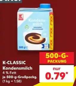 Kaufland K-CLASSIC Kondensmilch Angebot