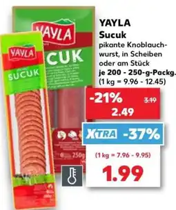 Kaufland YAYLA Sucuk Angebot