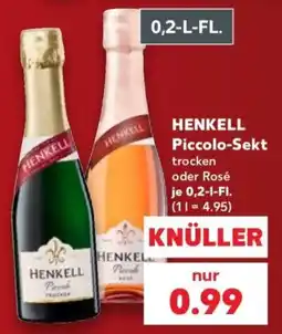 Kaufland HENKELL Piccolo-Sekt Angebot