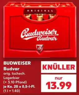 Kaufland Budweiser Budvar Angebot