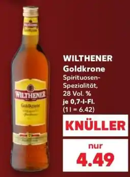 Kaufland WILTHENER Goldkrone Angebot