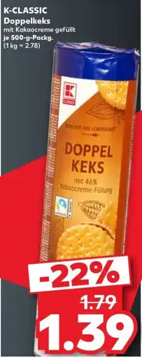 Kaufland K-CLASSIC Doppelkeks Angebot