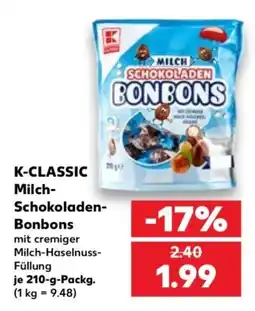 Kaufland K-CLASSIC Milch-Schokoladen-Bonbons Angebot